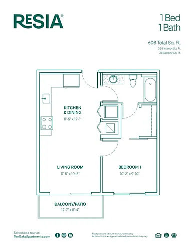 Floor plan A1