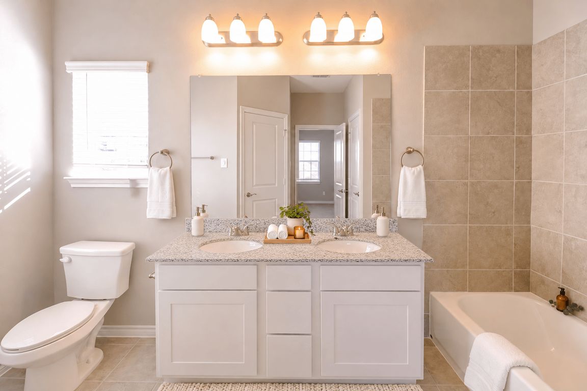 Ensuite Bathrooms with Dual Vanities