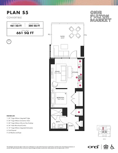 Floor plan Plan S5