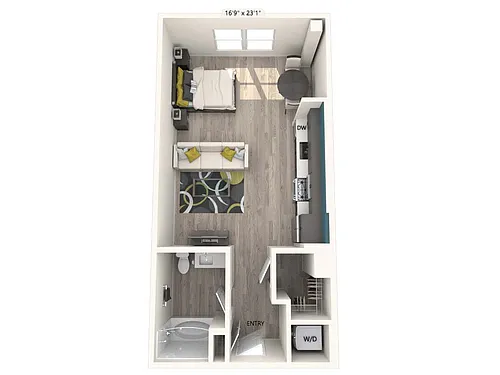 Floor plan S5-FinishII-603sf