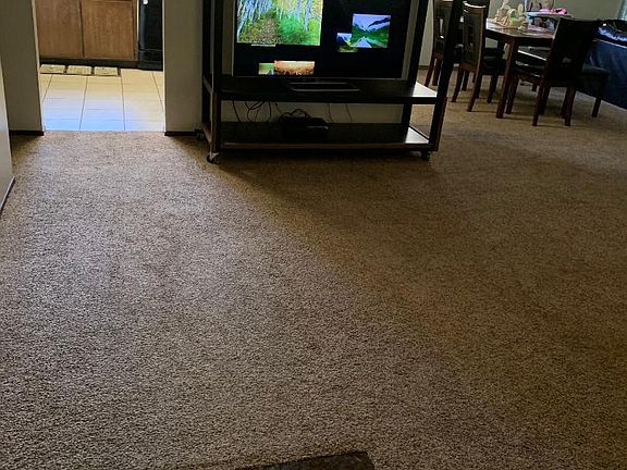 entry looking into kitchen/dining area