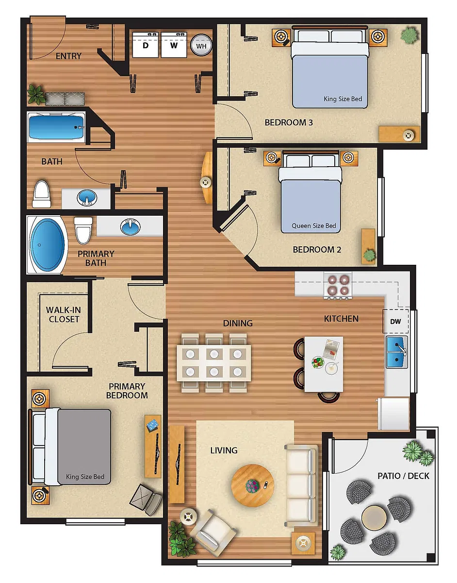 Floor plan Garden