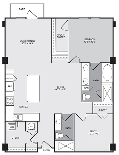 Floor plan A8D