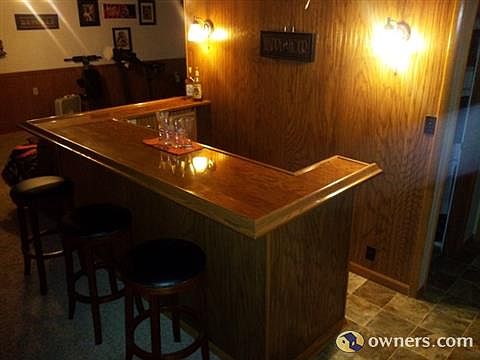 Bar in basement