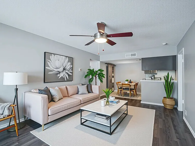 Establishment Living Room Staged