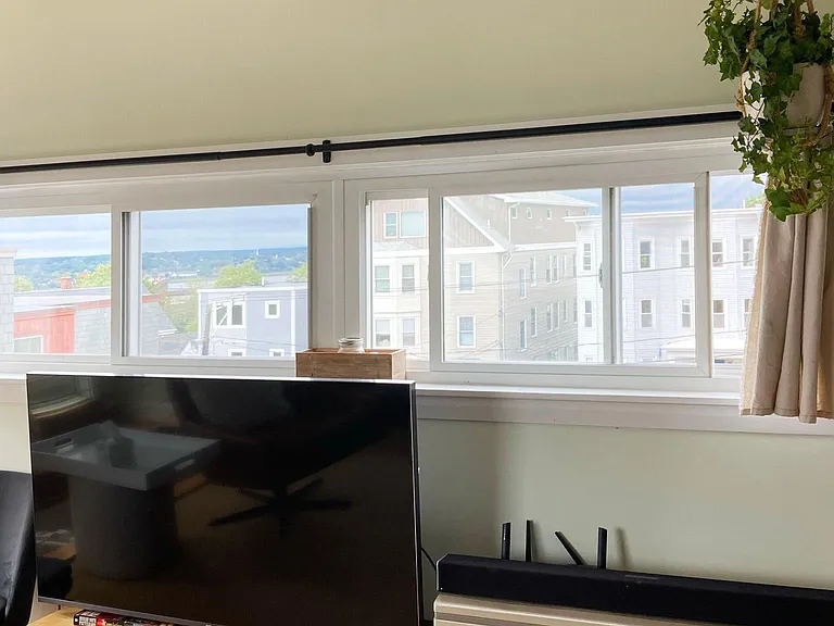 View toward Back Bay from living area.