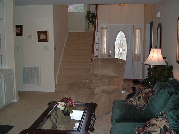 Living room and stairs