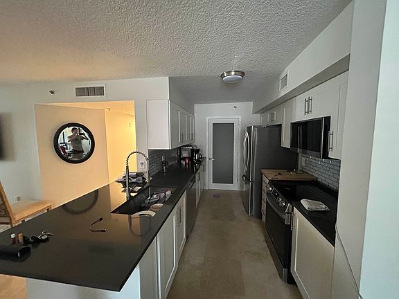 Brand new kitchen with top of the line appliances, Washer/Dryer behind door