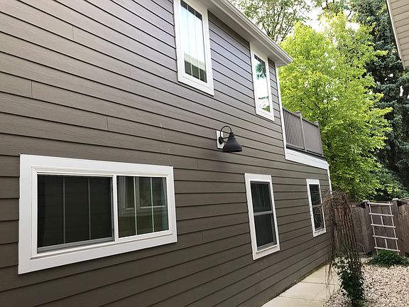 Concrete Walk to Fenced yard