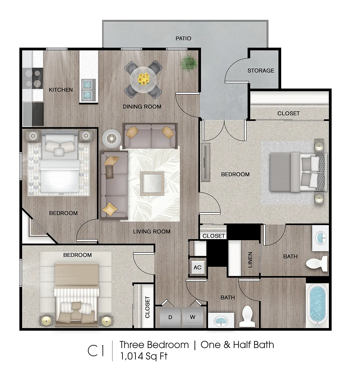 Floor plan C1