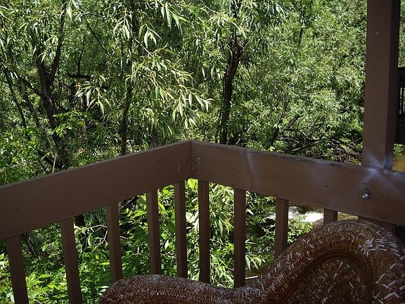 Deck over Boulder Creek