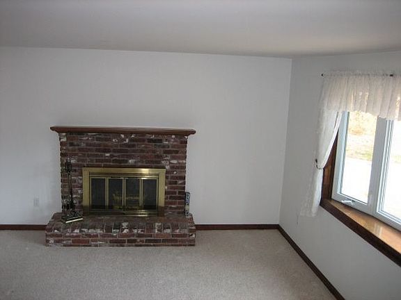 living room with fireplace