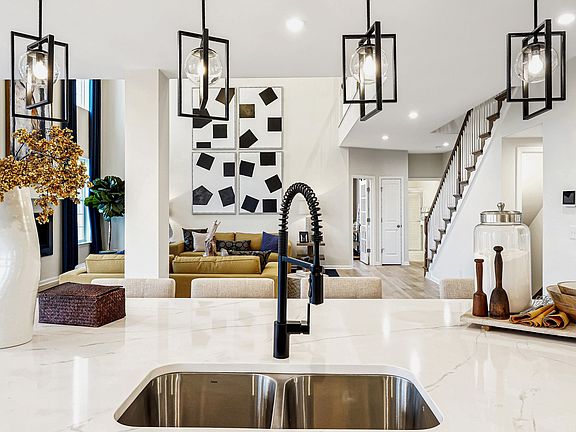 Kitchen overlooking great room