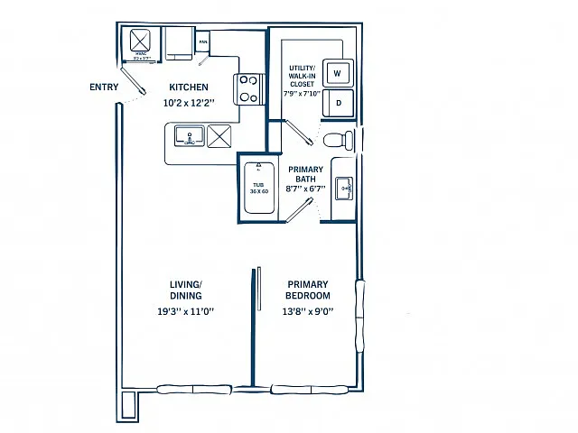 Floor plan E1A