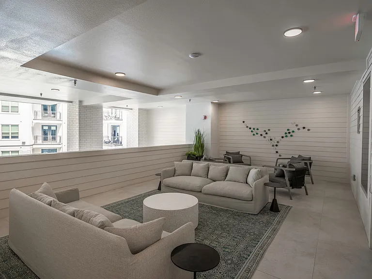 Covered outdoor lounge