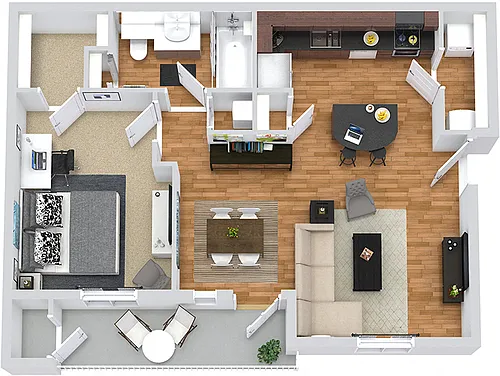 Floor plan Wellesley