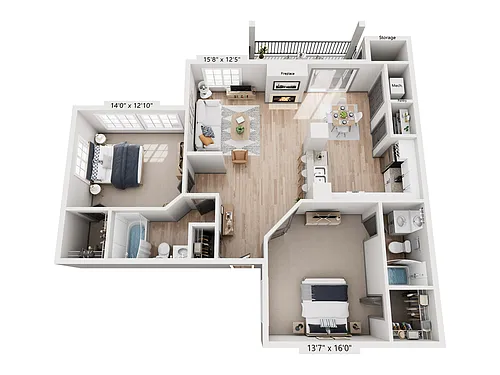 Floor plan B2