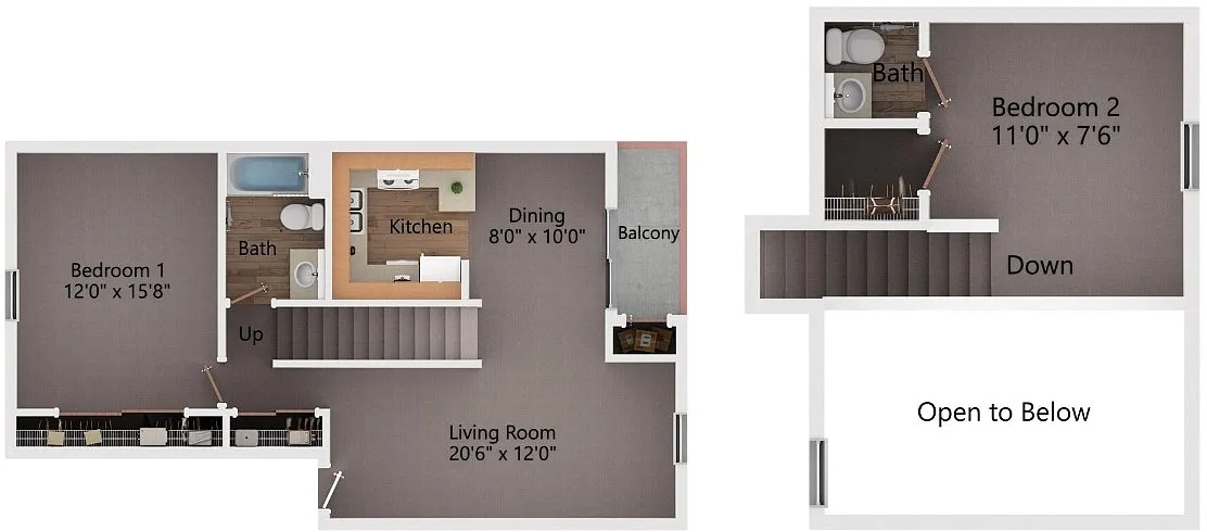 Floor plan The Catamaran