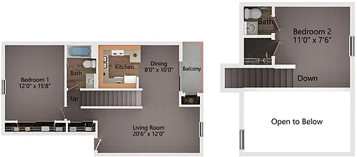 Floor plan The Catamaran