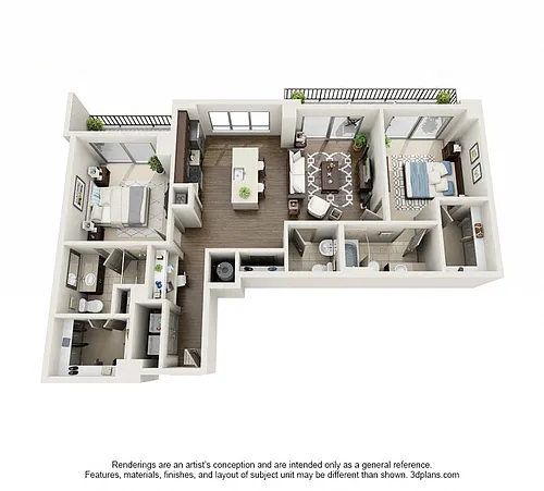 Floor plan B3A
