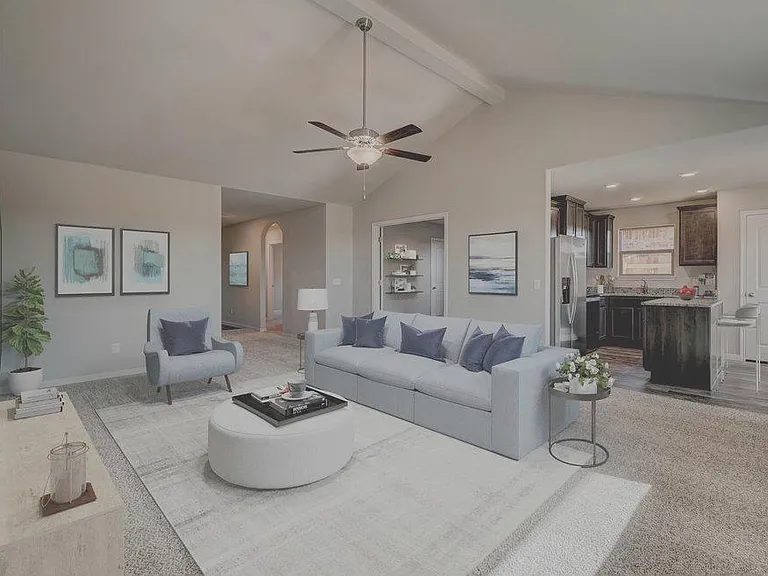 Staged living room photo
