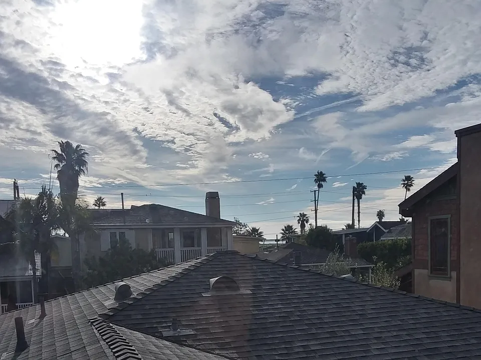 Living room view of Anaheim Bay.