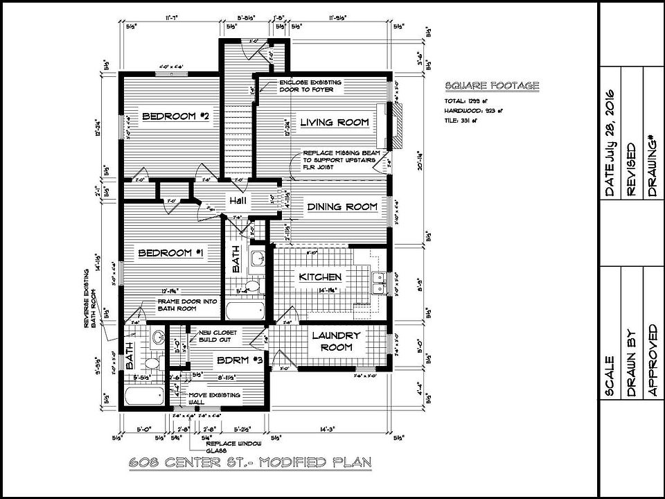 Down Floor Plan