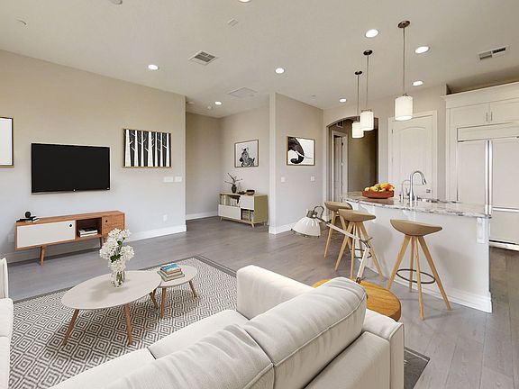 Virtually Rendered Living Room