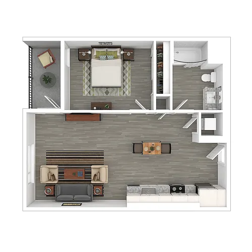 Floor plan B1d