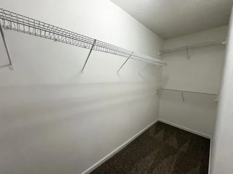Walk-in closet.