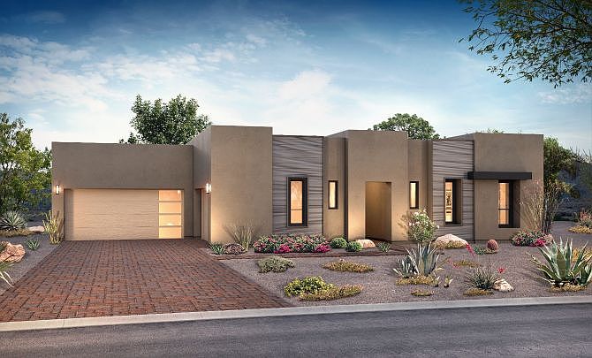 Desert Contemporary Elevation B