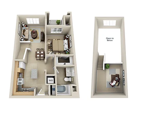 Floor plan Waterside (A1FL)
