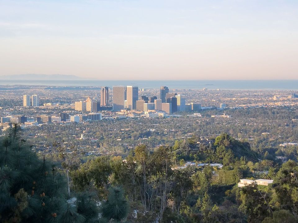 Century City & Pacific Ocean