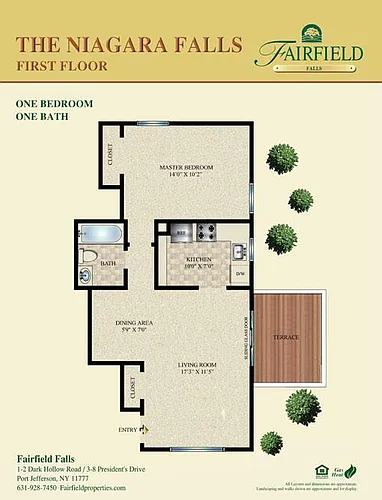 Floor plan The Niagara Falls