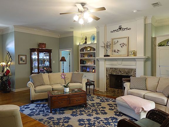 View toward front door