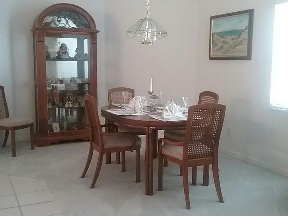 Spacious dining room