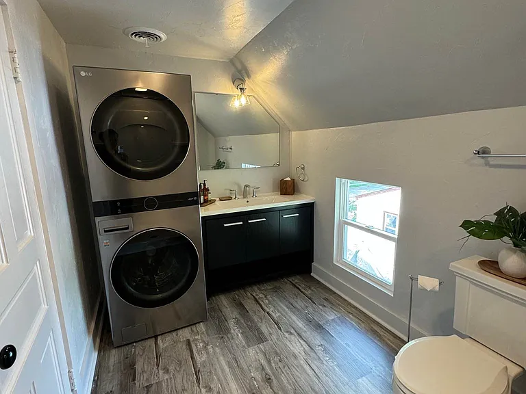 Second Floor Bathroom, with Washer Dryer