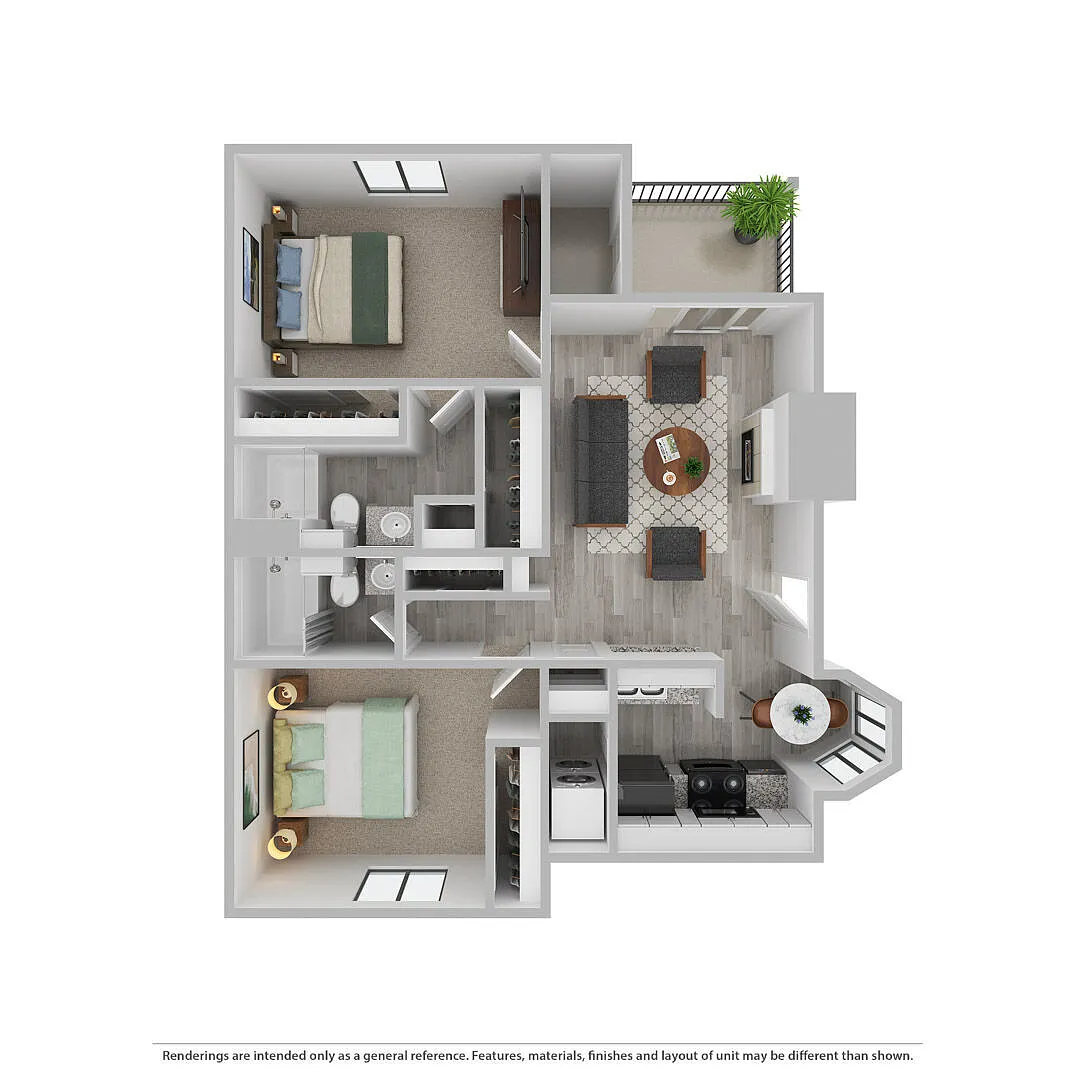 Floor plan 2x2 Medium