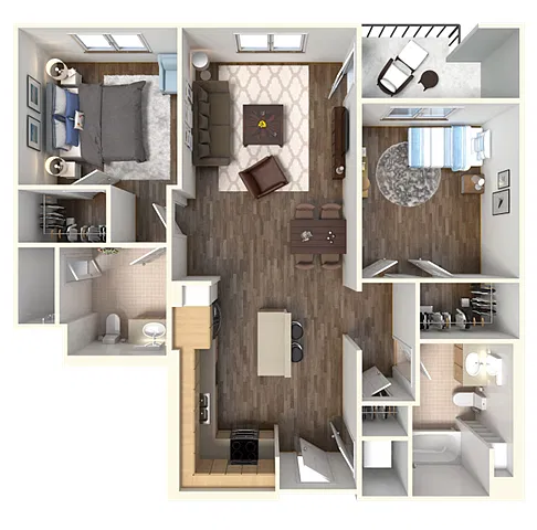 Floor plan B1