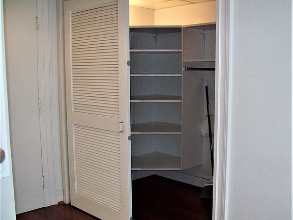 utility closet opened up.