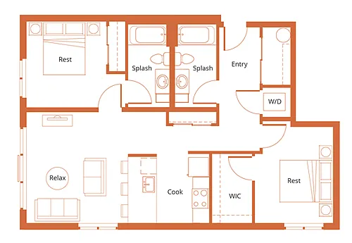 Floor plan Cosmopolitan