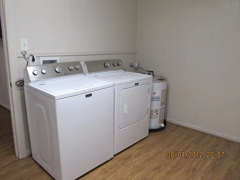 Laundry room w/included washer and dryer