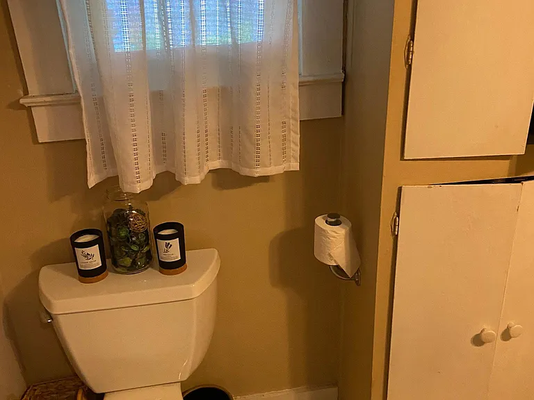 Bathroom with extra storage
