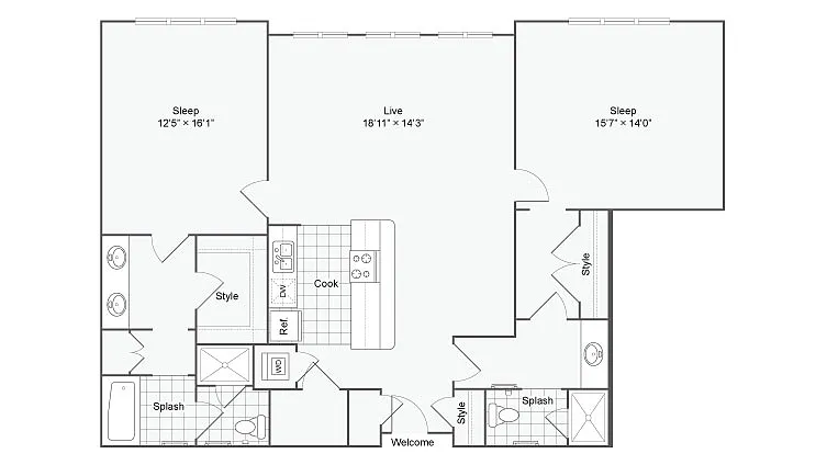 Floor plan B41