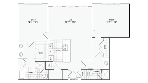 Floor plan B41