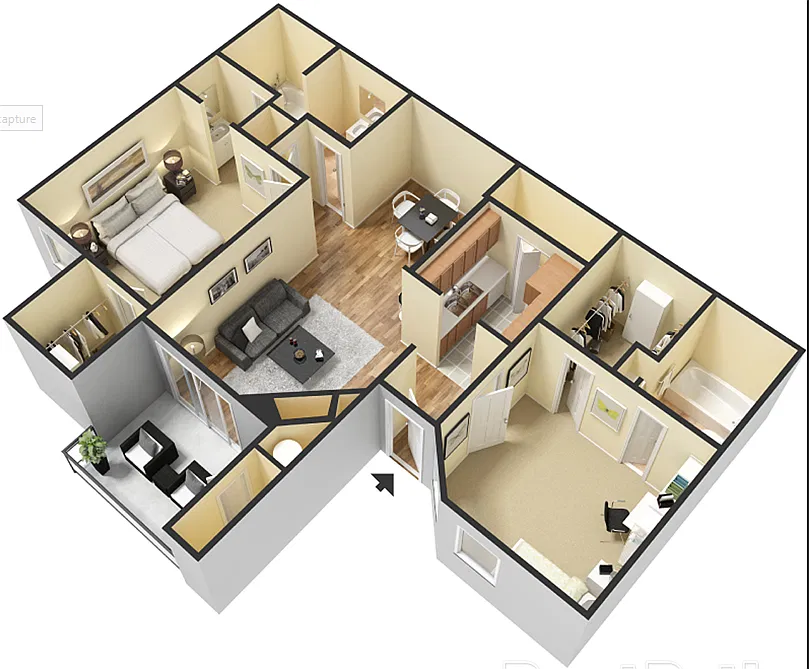 Floor plan B1