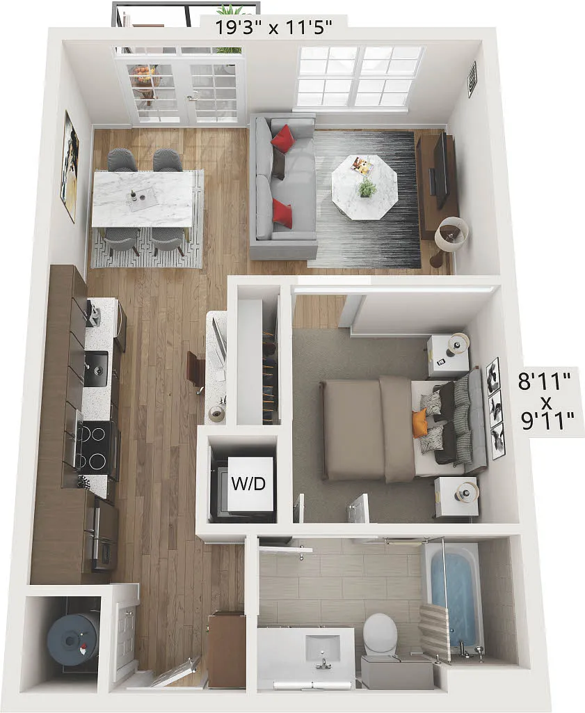 Floor plan E1