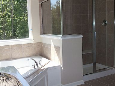 The Langdon Owner's Bath with garden tub and stand up shower