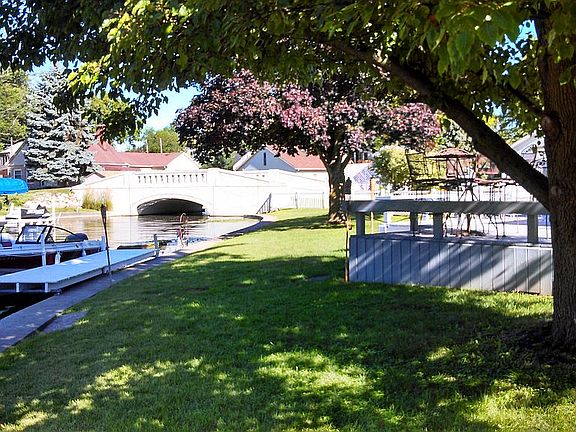 More yard than most waterfront homes in the area!