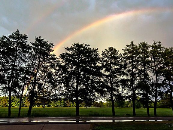 Golf course across the road